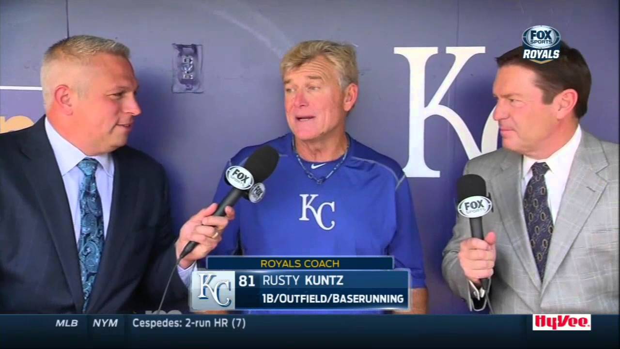 Rusty Kuntz is glad to be back