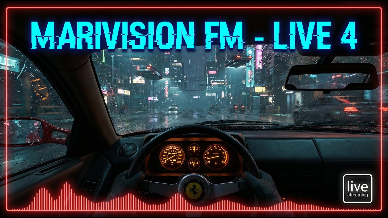 🔴 Cyberpunk Radio | Dark Drone & Synth for Coding, Study, Deep Work