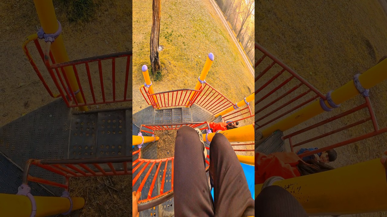 bella ciao playground parkour climbing pov 😍