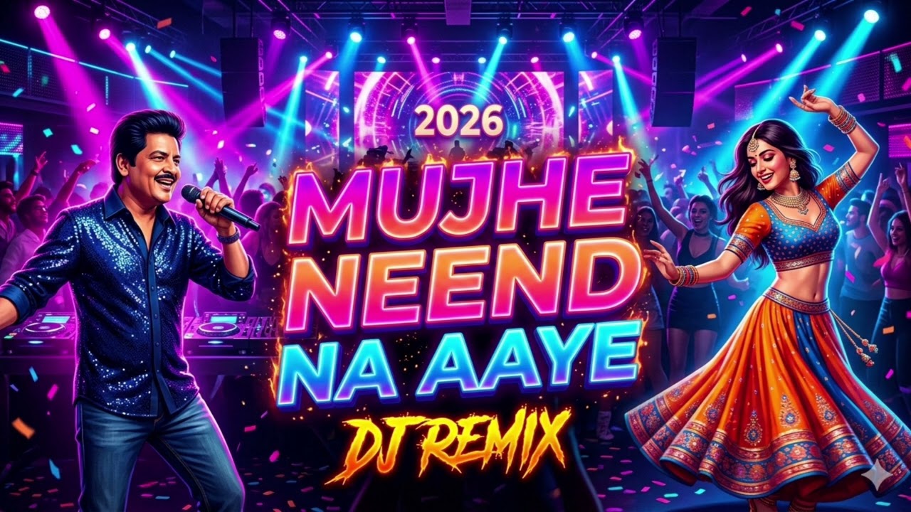 Mujhe Neend Na Aaye (DJ Remix) | Retro Rhythms | New Hindi Dance Mix 2026