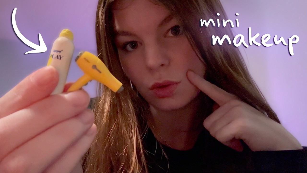 ASMR-макияж подготовит вас к выходу с помощью мельчайших в мире косметических процедур 💄 (индивид...