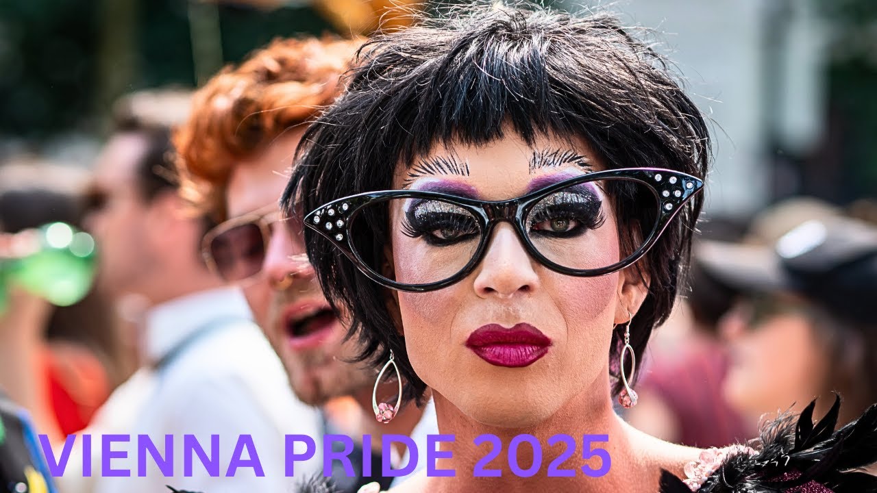 [4K 60fps] VIENNA PRIDE 2025 - RAINBOW PARADE ACTION 🇦🇹