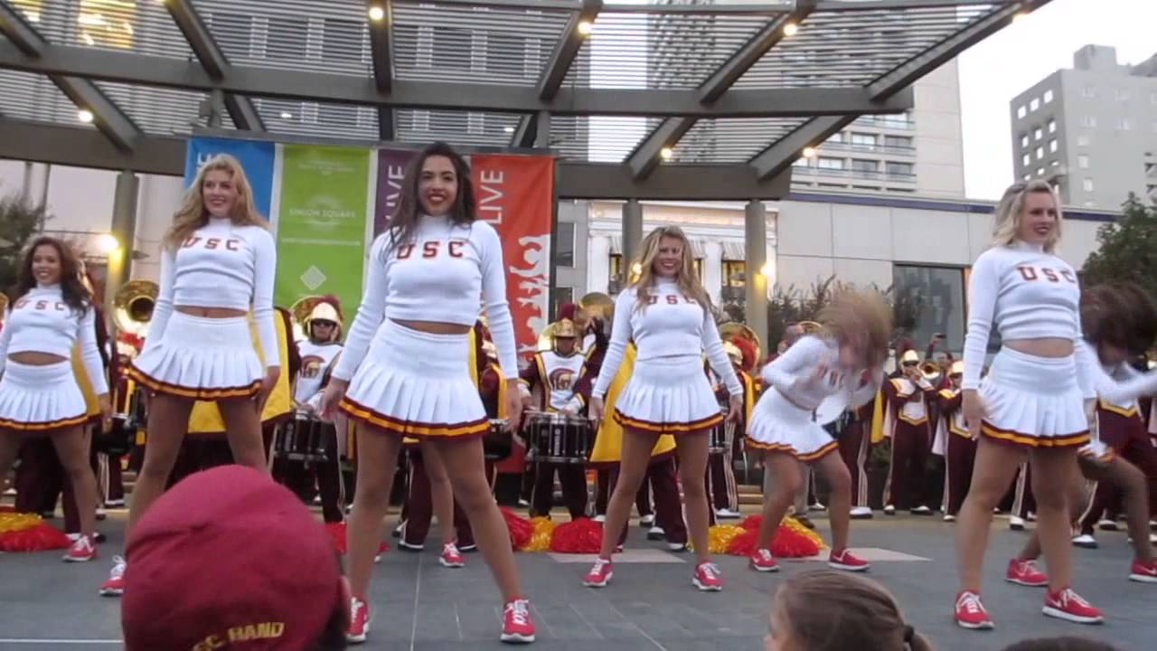 USC Band Pep Rally Union Square San Francisco California 2014