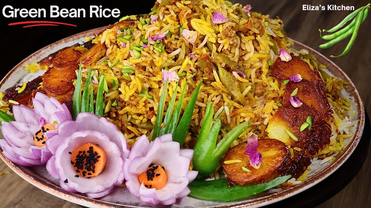 Green Bean Rice,  pretty tasty ❤️👌