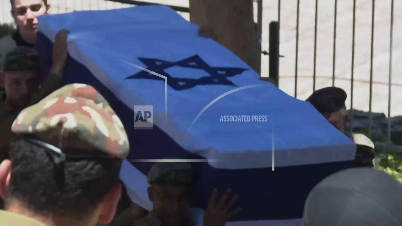 Hundreds attend Jerusalem funeral of one of five Israeli soldiers killed overnight