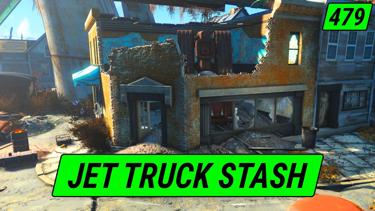 Jet Truck Stash | Fallout 4 Unmarked | Ep. 479