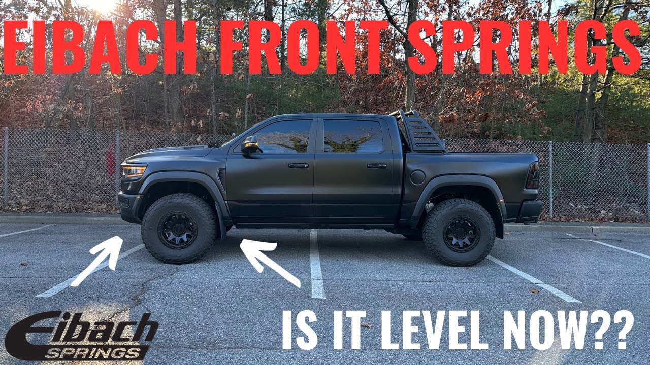 GOT EIBACH FRONT SPRINGS INSTALLED ON MY RAM TRX!!! IS IT WORTH IT??