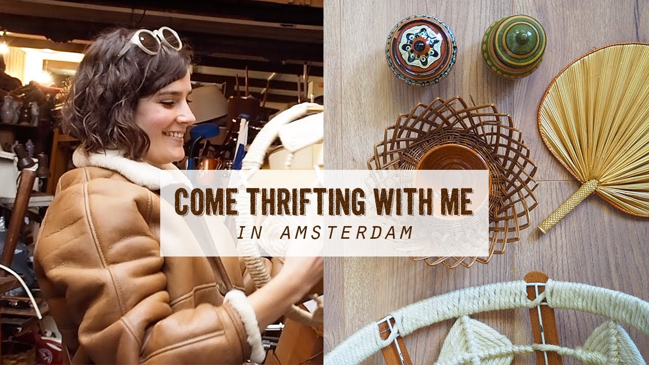 Come Thrifting With Me – Trouvailles déco vintage à Amsterdam 🕰🗝☕️
