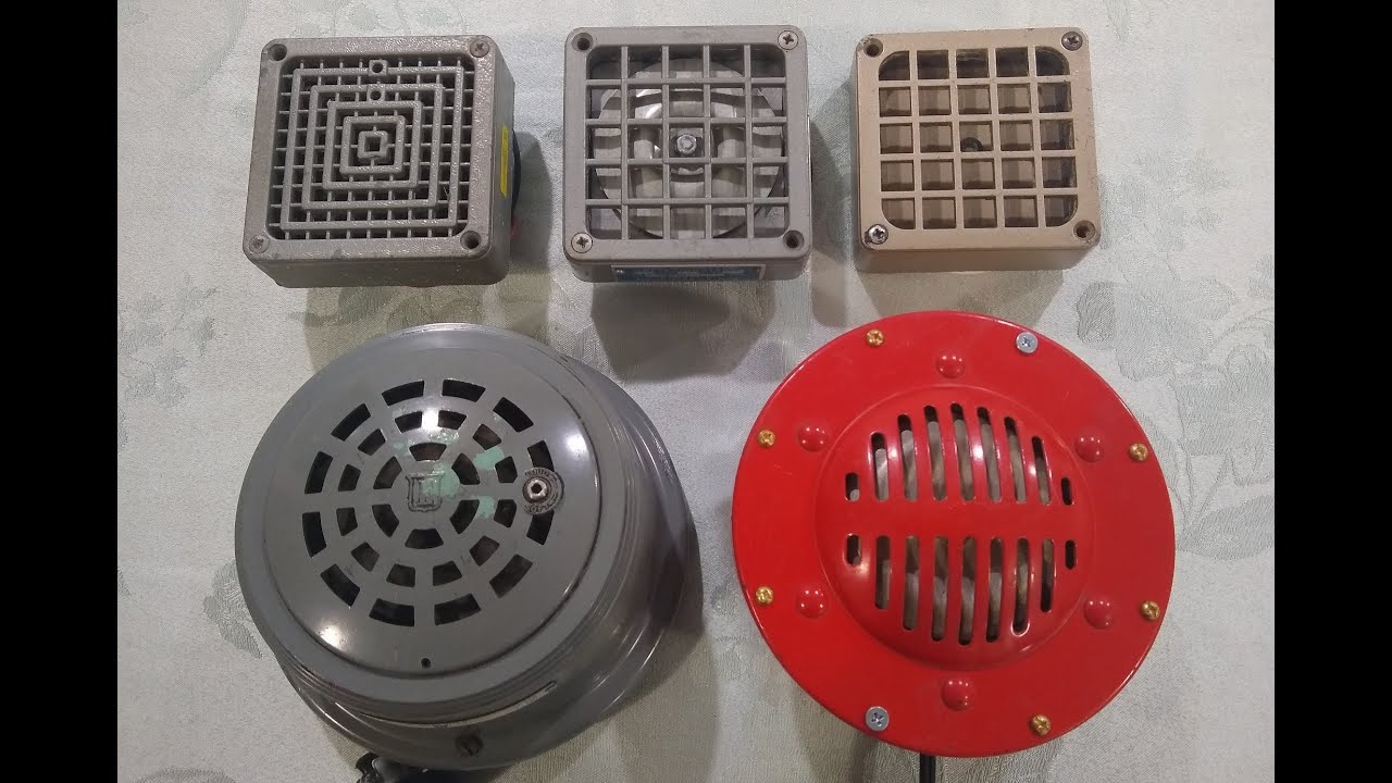 Old AC-Powered Fire Alarm Horns!
