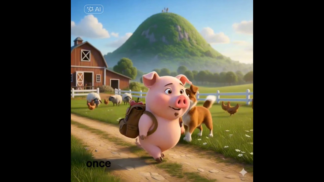 Piggy’s Big Adventure 🐷 | English Story for Kids | Bedtime Moral Tale