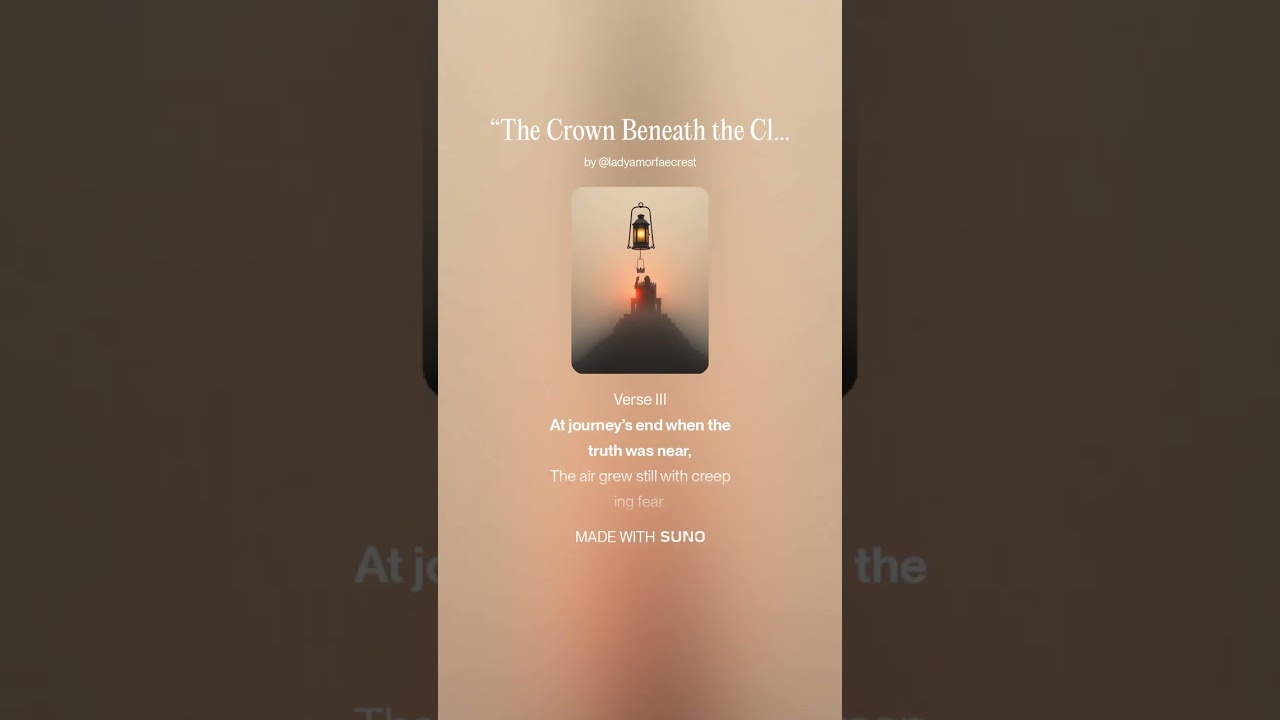 “The Crown Beneath the Cloak” 1
