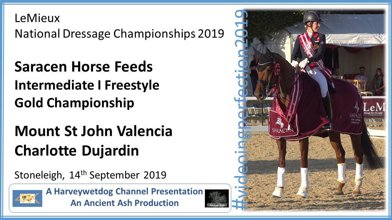 Charlotte Dujardin and MSJ Valencia Inter I Freestyle: LeMieux National Dressage Championships 2019