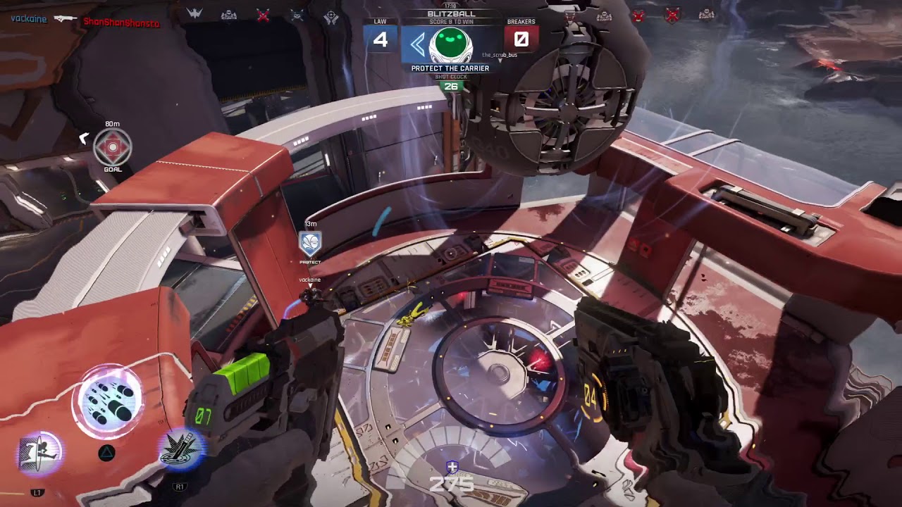 LawBreakers - Blitzball/Gunslinger: 19 kills no deaths
