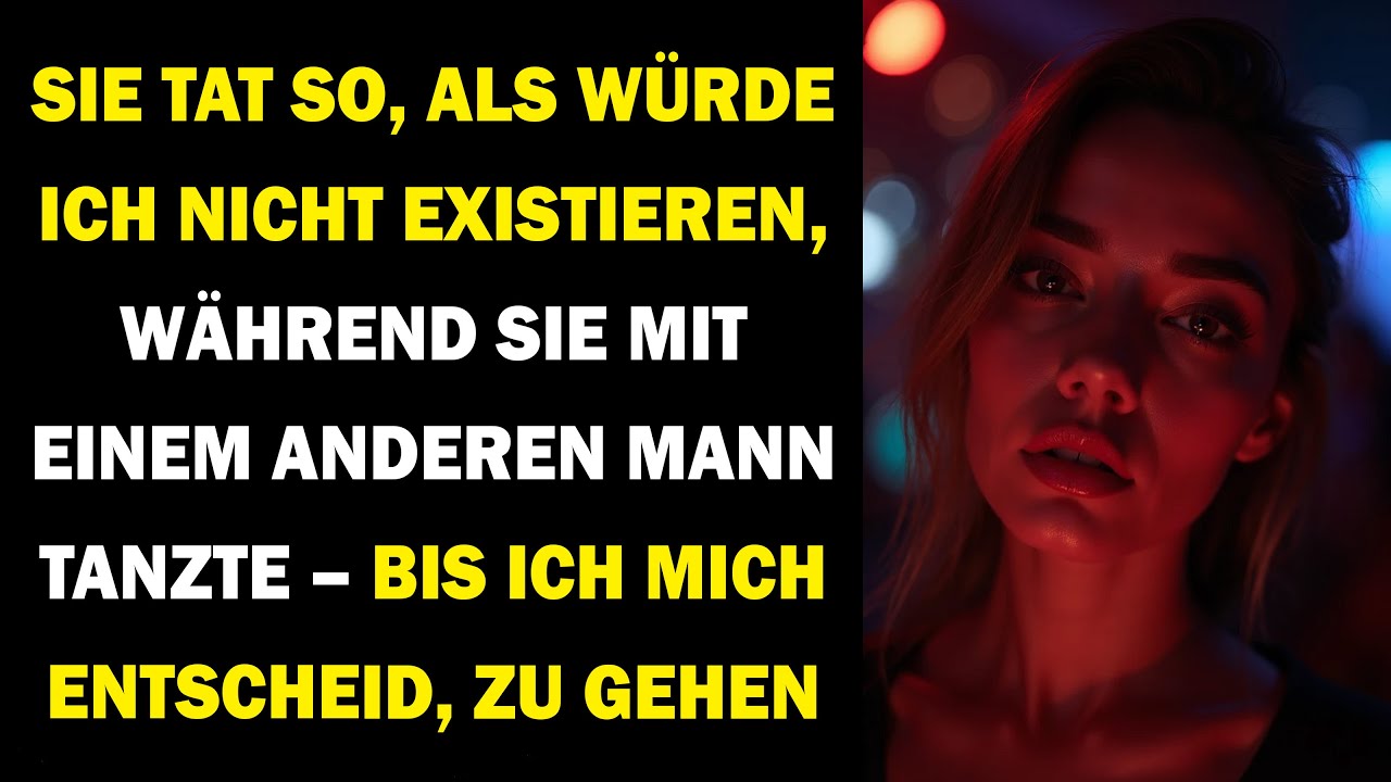 Sie tanzte mit ihm und sah mich nicht – der Moment, in dem ich einfach ging