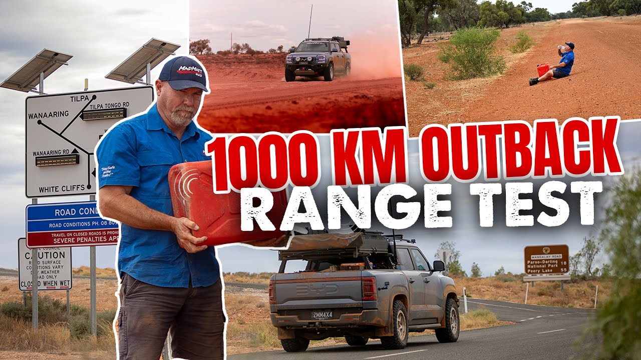 FUEL RANGE TEST OF BYD Shark 6 in Remote Aussie Outback – 4x4 Adventure Continues EP2!