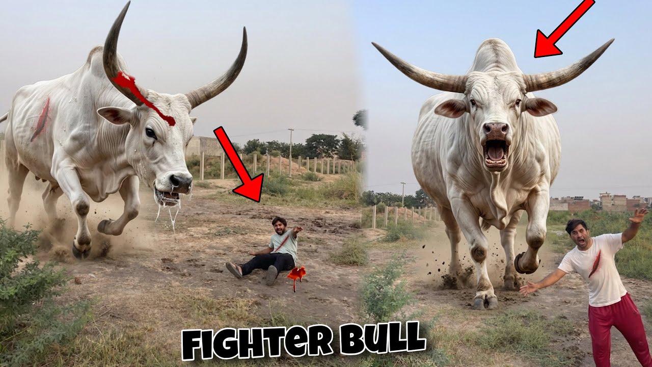 Big DANGEROUS FIGHTER BULL Ne Hamla Ker Dia🐂😱 Hamein Zakhmi Ker Dia