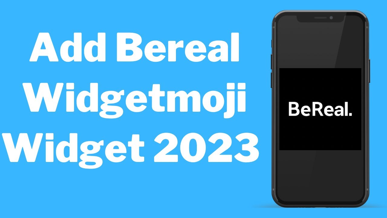 How to ADD BEREAL WIDGETMOJI WIDGET on android