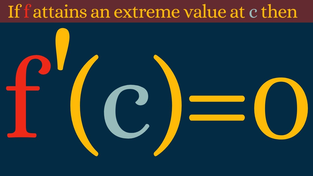 Real Analysis | Where are extreme values?