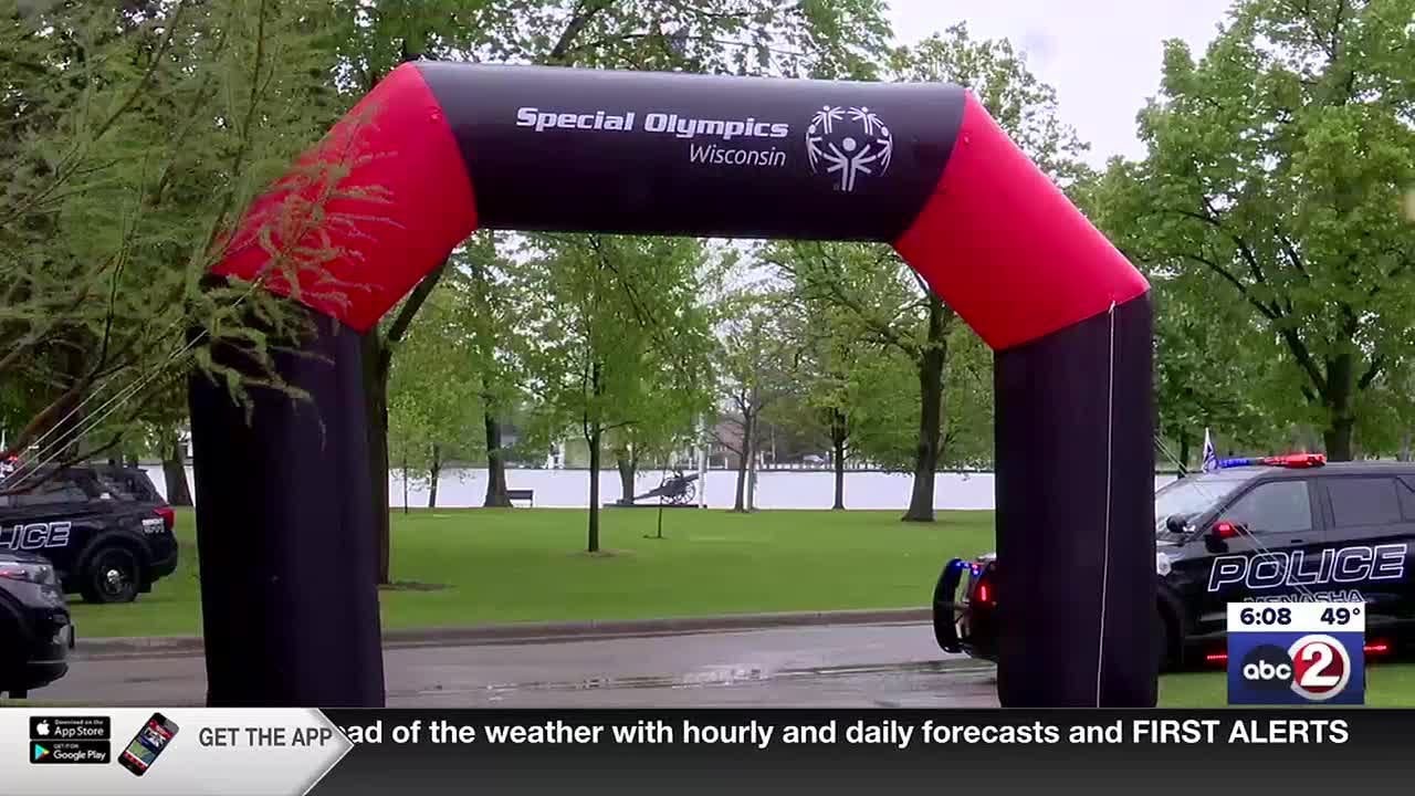 Running of the torch for Special Olympics Wisconsin continues with law enforcement taking part