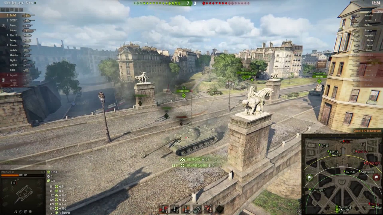 World of Tanks -  IS-3 Tier 8 Heavy Tank ***The beast***