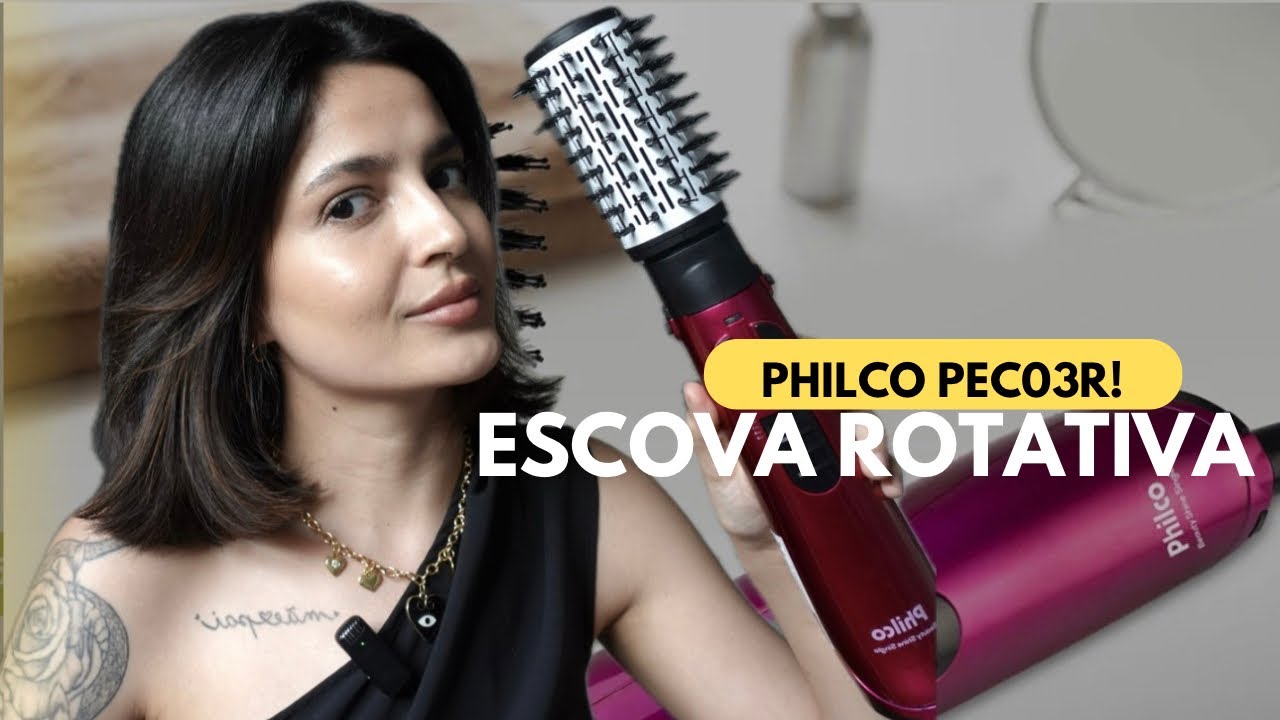 Resenha completa da Escova Rotativa Philco Beauty Shine | te contei tudo! 