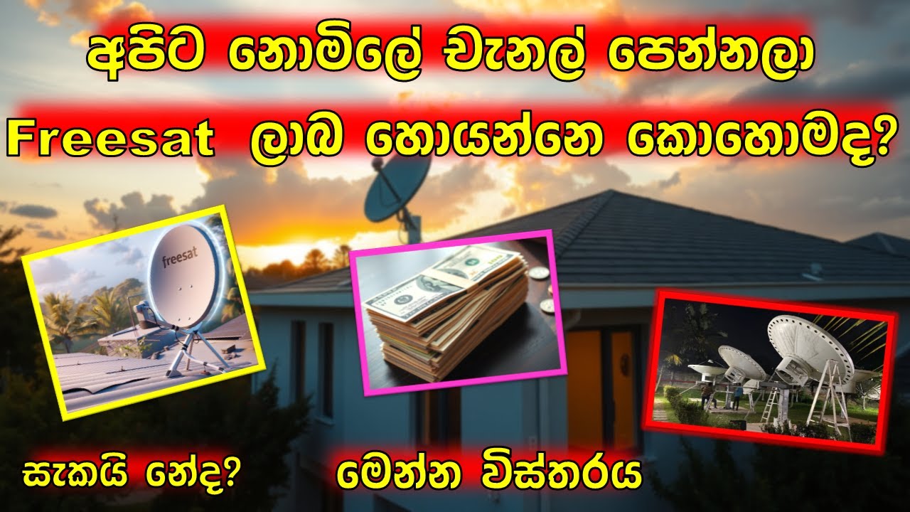 කොහොමද  freesatල ලාභ හොයන්නෙ හැමෝගෙම ප්‍රශ්නෙට උත්තරේ | How freesat earn money 