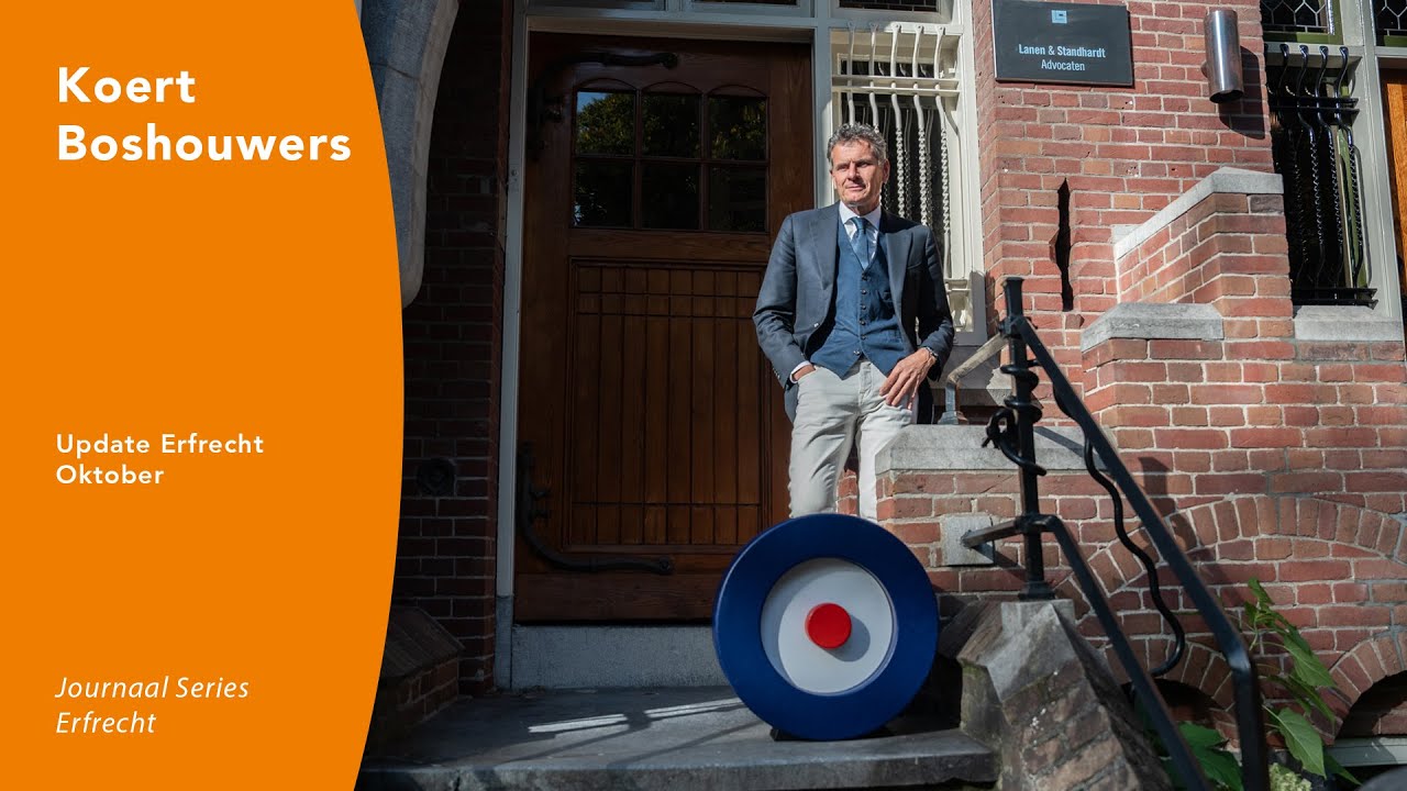 Journaal Erfrecht: Update Oktober | Koert Boshouwers