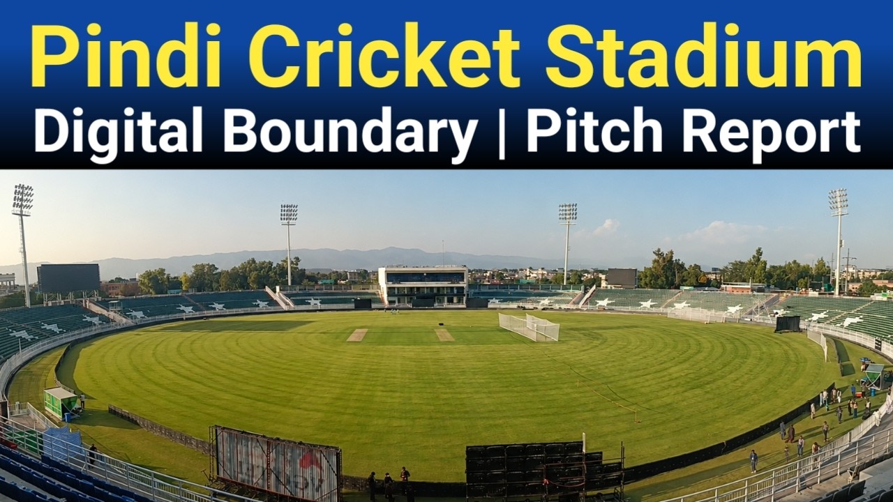 Rawalpindi Cricket Stadium Pitch Report | Digital Boundary & Outfield Work | Pak vs Aus 2026