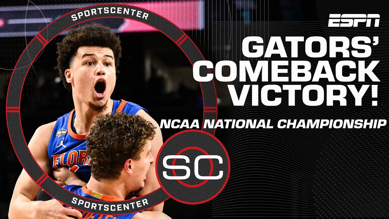Florida COMPLETES COMEBACK vs. Houston to win the National Championship 🏆 | SportsCenter