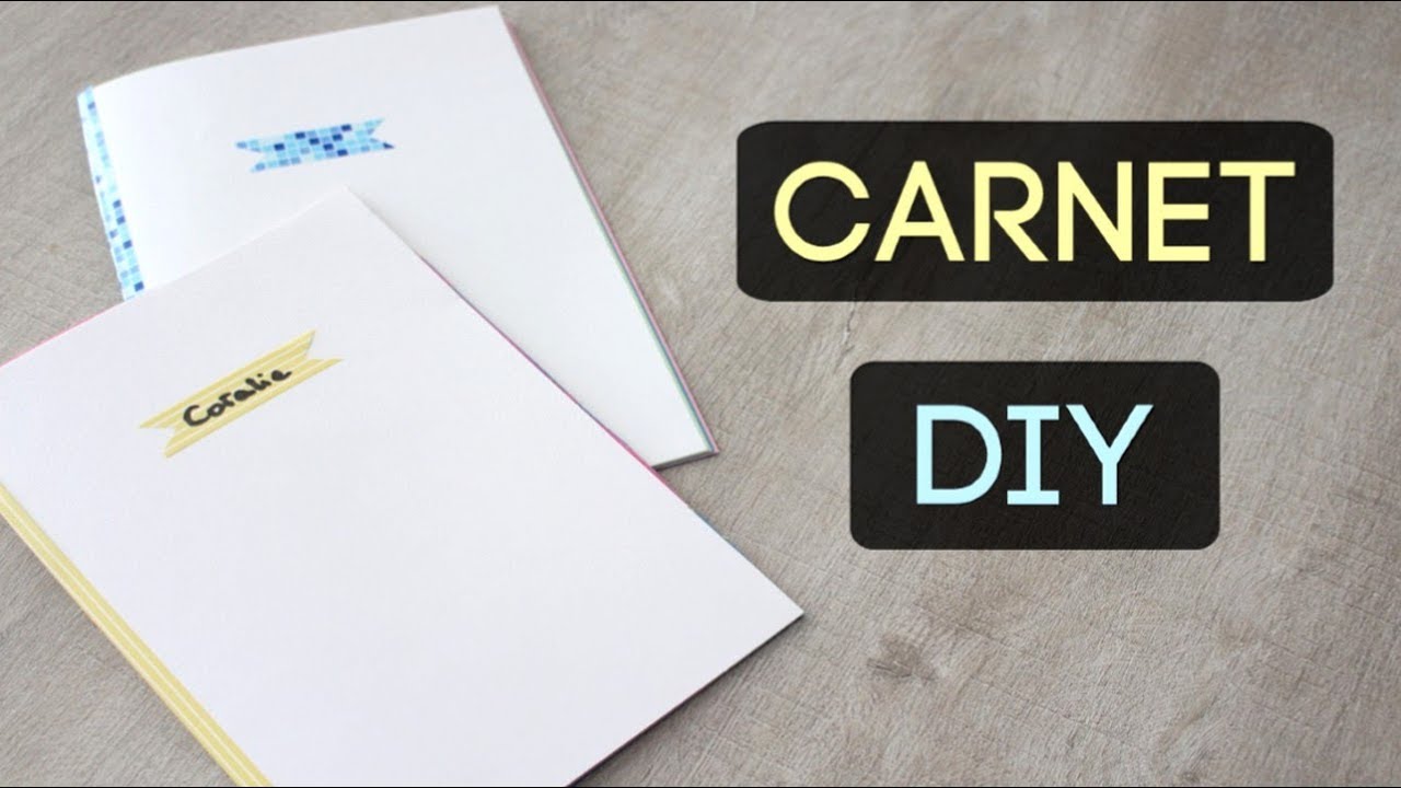 FAIRE SON CARNET SOI-MÊME !