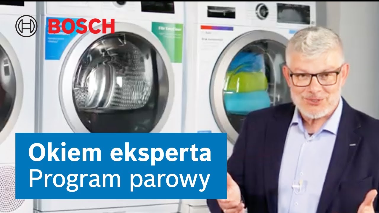 Jak działa program parowy w pralkach marki Bosch? | Ekspert Bosch radzi | Bosch Home Polska
