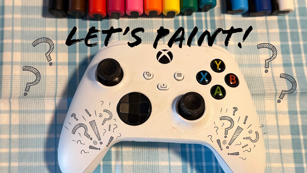 Can We Make This Red Game Controller Look COOL?!