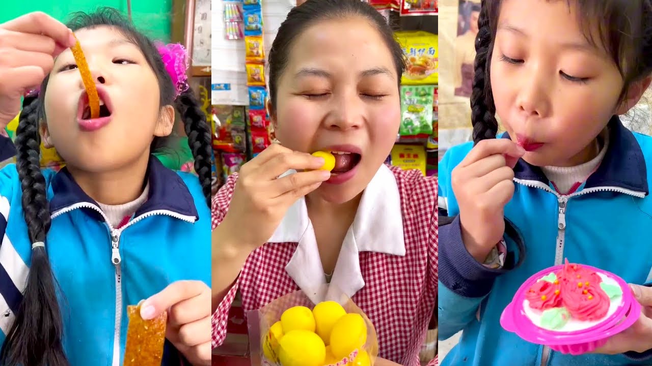 Kumpulan video tiktok makanan ringan china jaman dulu childhood chinese snack compilation EP205