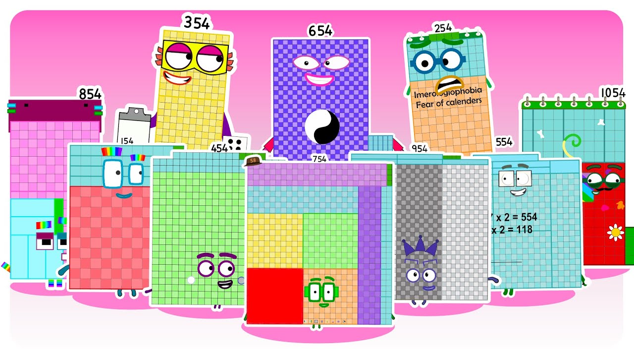 WoW! It's Numberblocks 154 to 1054 | Best Sprunki Compilation #sprunki #numberblocks #incredibox