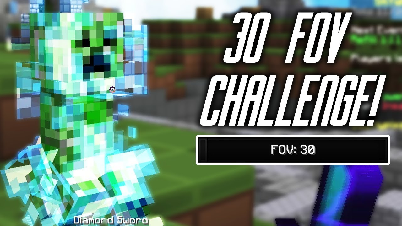 30 FOV Challenge! (Hypixel Skywars)