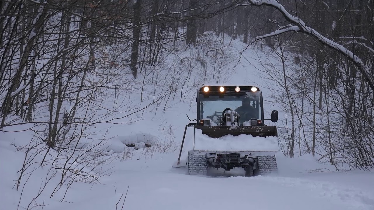 Toolcat With tracks Grooming At CHN Ski Area VT