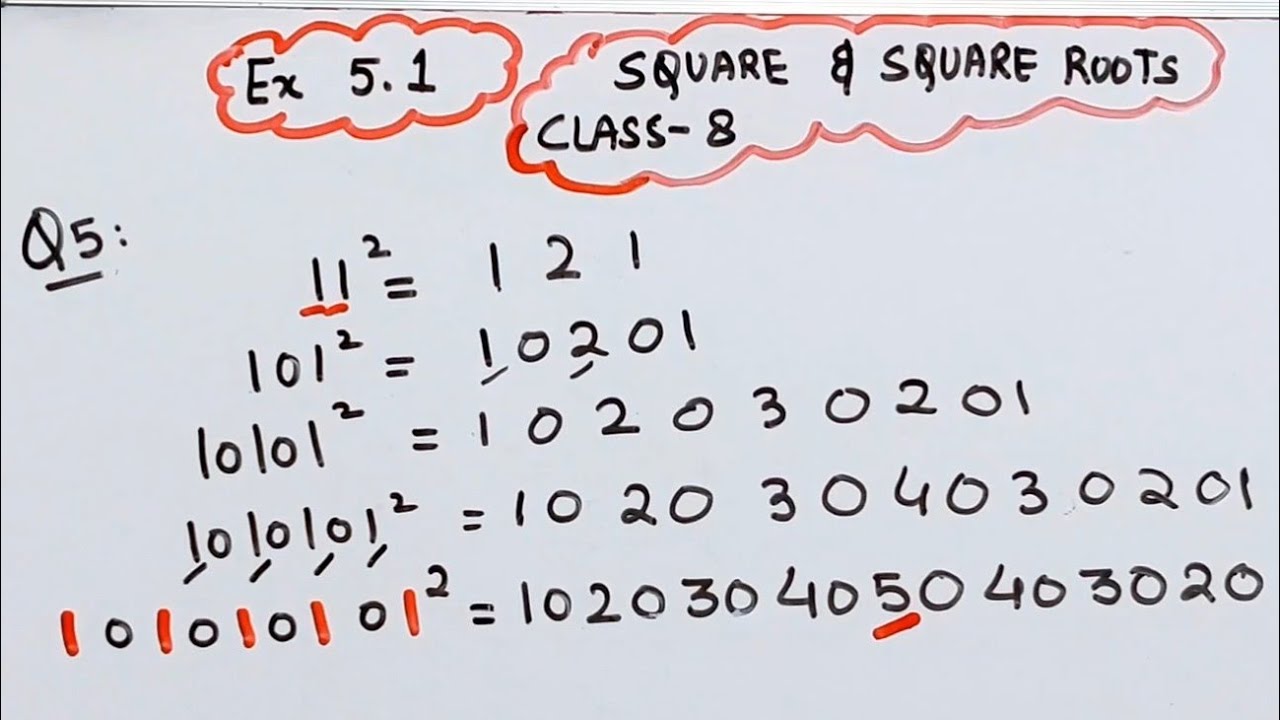 Observe the following pattern and supply the Missing Number 11^2=121 ,101^2=10201 ,10101^2=102030201