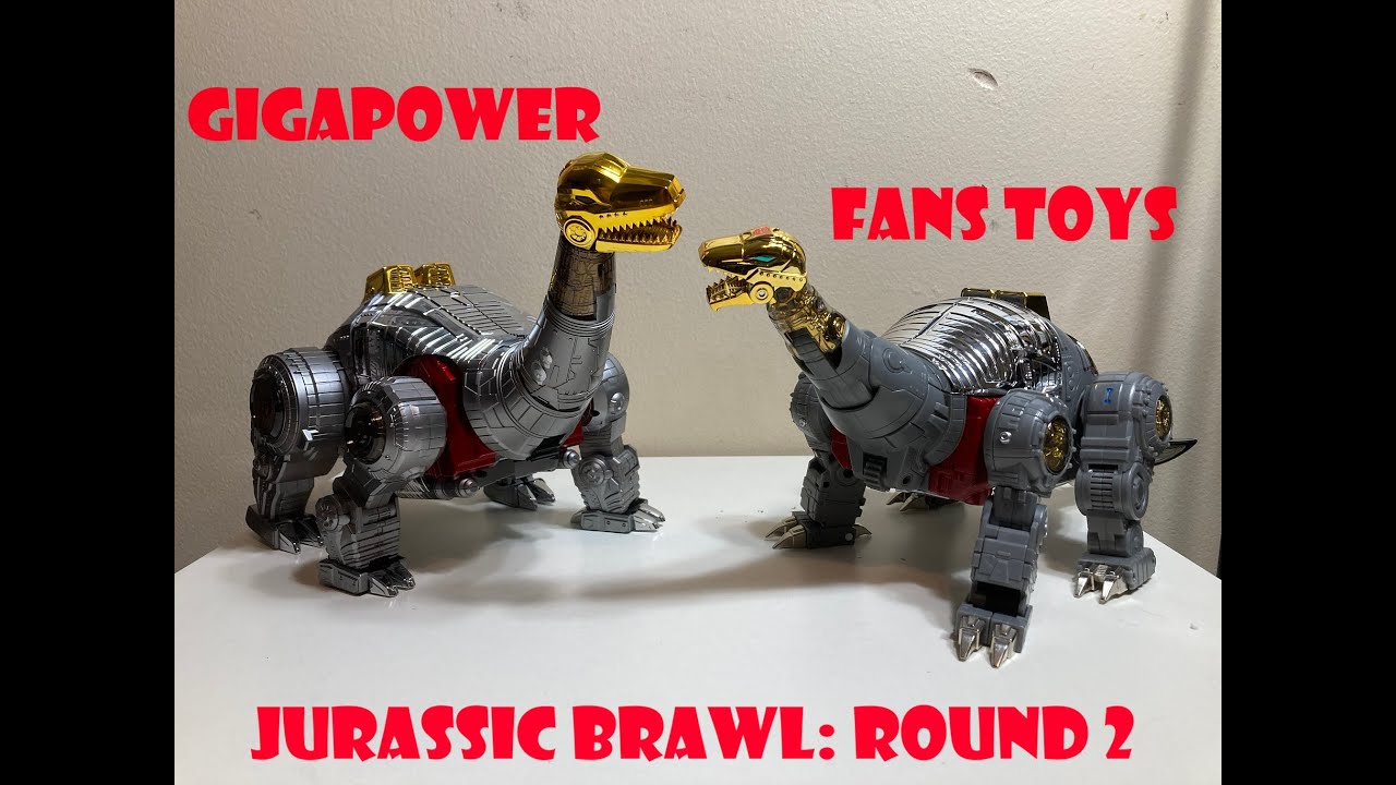 GIGAPOWER GRAVITER vs FANS TOYS STOMP [JURASSIC BRAWL]: FINCH COMPARES