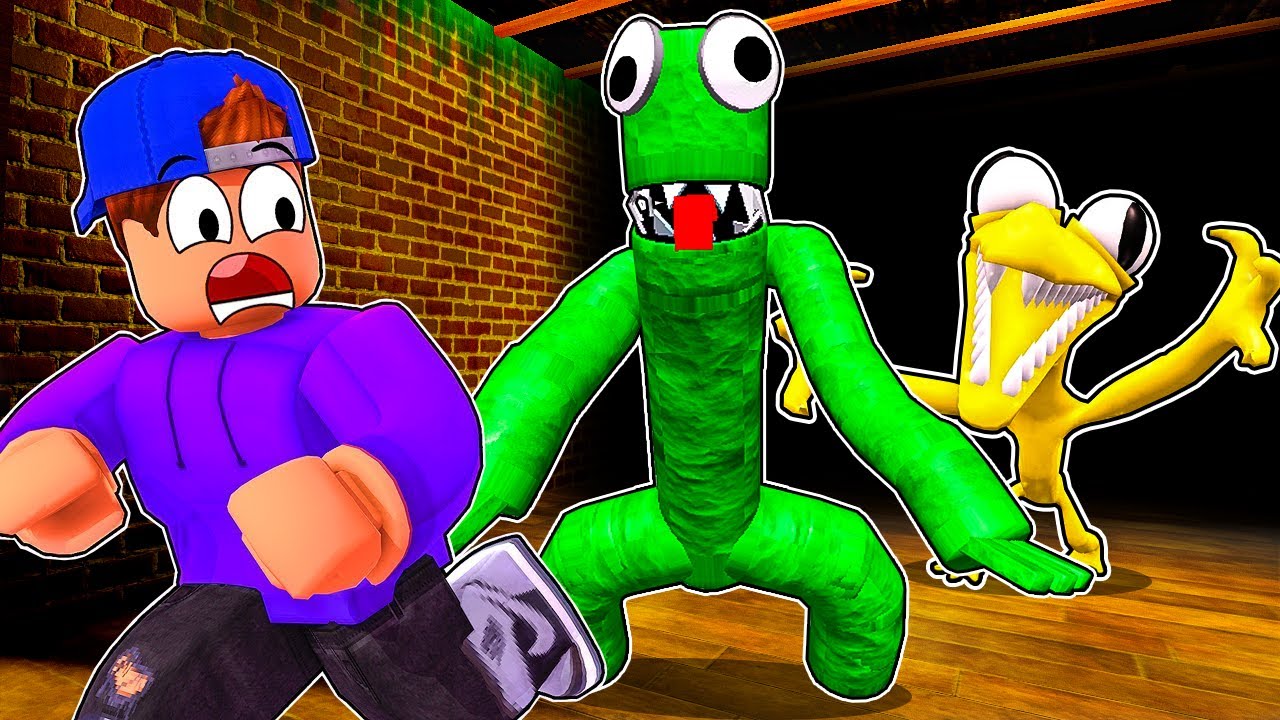 ROBLOX ESCAPE GREEN'S HOUSE! (RAINBOW FRIENDS)
