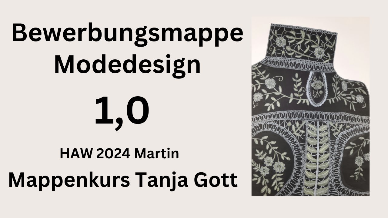 Modedesign Mappe (1,0) HAW Hamburg 2024 | Martin