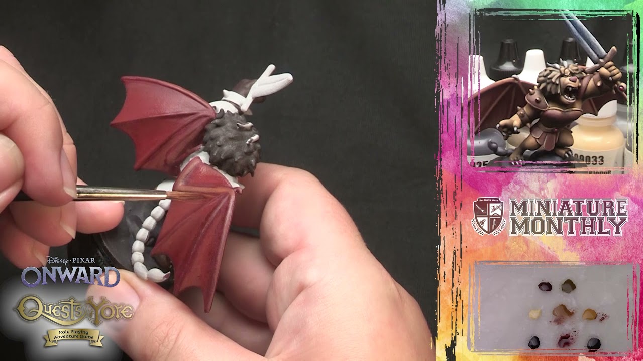 Miniature Painting - The Manticore from Onward Quests of Yore | The Op Games