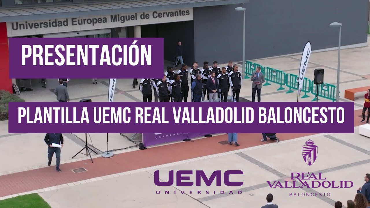 UEMC - Presentaci&oacute;n de la plantilla del UEMC Real Valladolid Baloncesto 2022