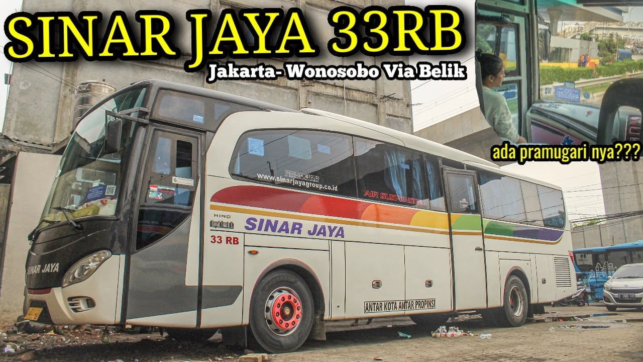 Naik Bus VIRAL SINAR JAYA 33RB || Jakarta - Wonosobo Via Belik