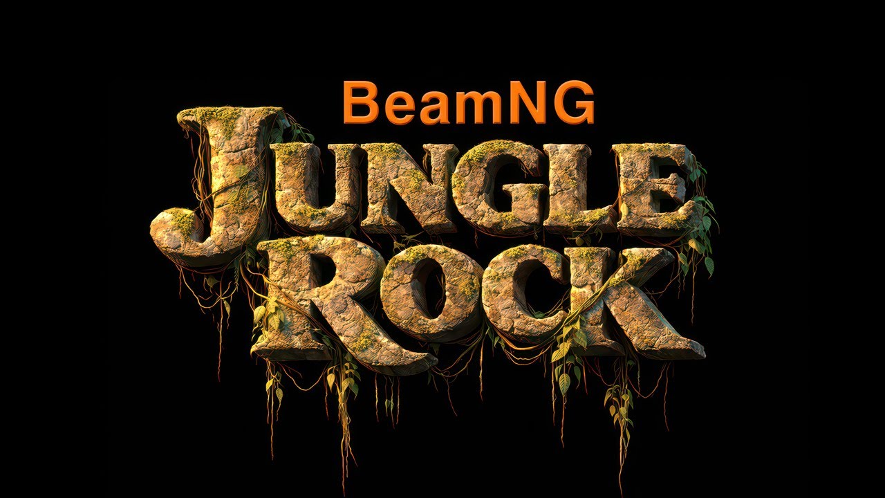 BeamNG JUNGLE ROCK Abandoned at the Industrial Site