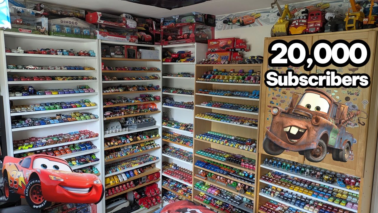 My Complete Disney Cars & Planes Diecast Collection Room Tour 20,000 Subscriber Special
