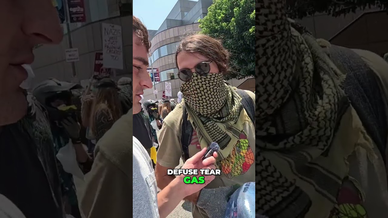 Protestors' Secret Weapon: Water vs. Tear Gas! #ProtestTips