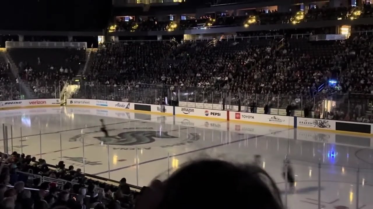 Seattle thunderbirds intro (during battle of the sound) at climate pledge arena