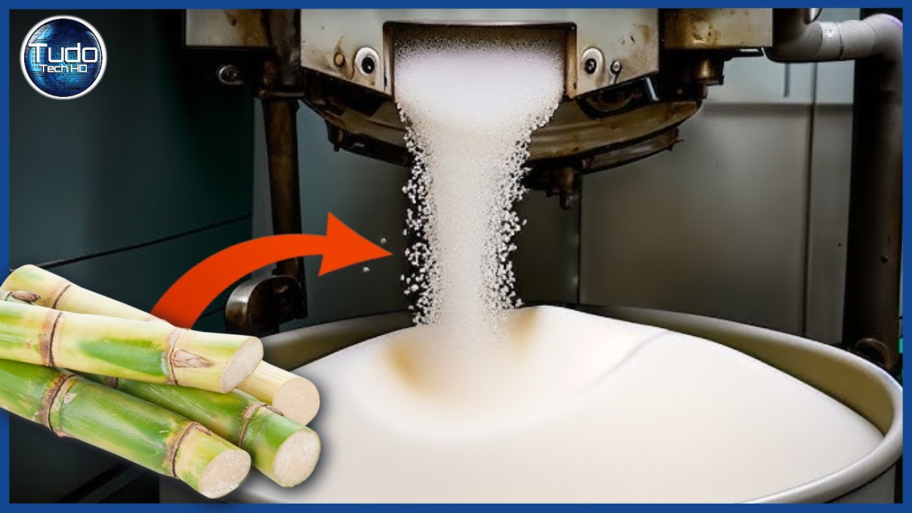 Como é Feito o Açúcar – Processo Industrial da Cana-de-Açúcar para Fabricação do Açúcar Cristal