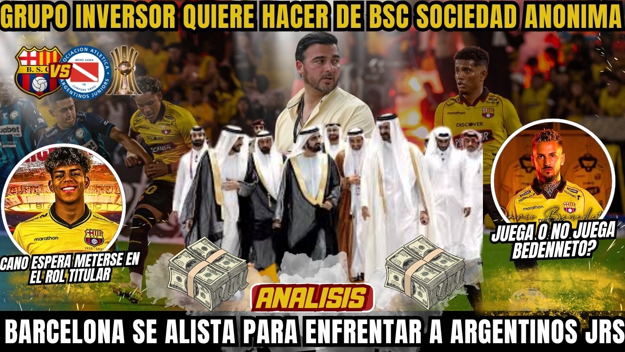 GRUPO INVERSOR QUIERE QUE BARCELONA SEA UNA SOCIEDAD ANONIMA - CANO QUIERE SER TITULAR EN COPA