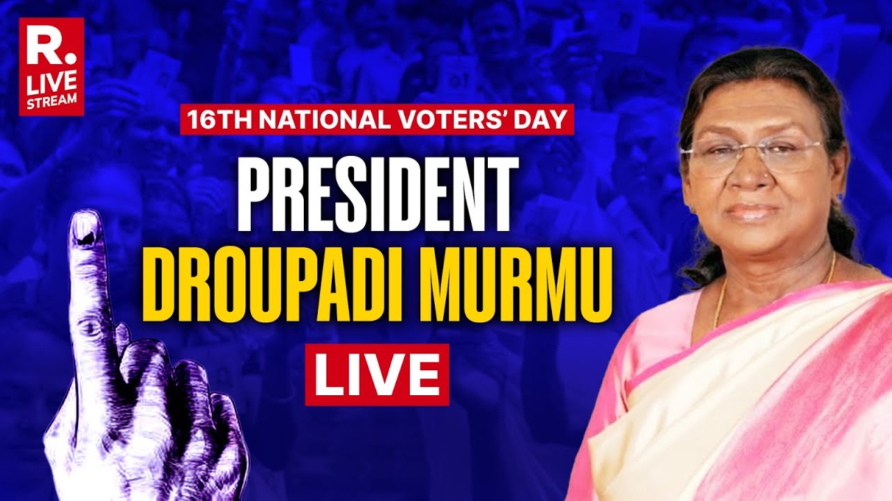 LIVE: President Droupadi Murmu Attends 16th National Voters’ Day Celebrations in Delhi